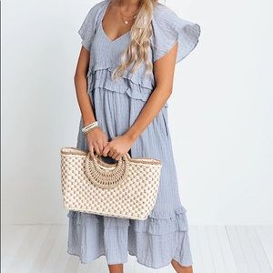 NWT Baby Blue midi dress 💙